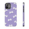 Bow Babe – Soft Sky Blue Tough iPhone Case