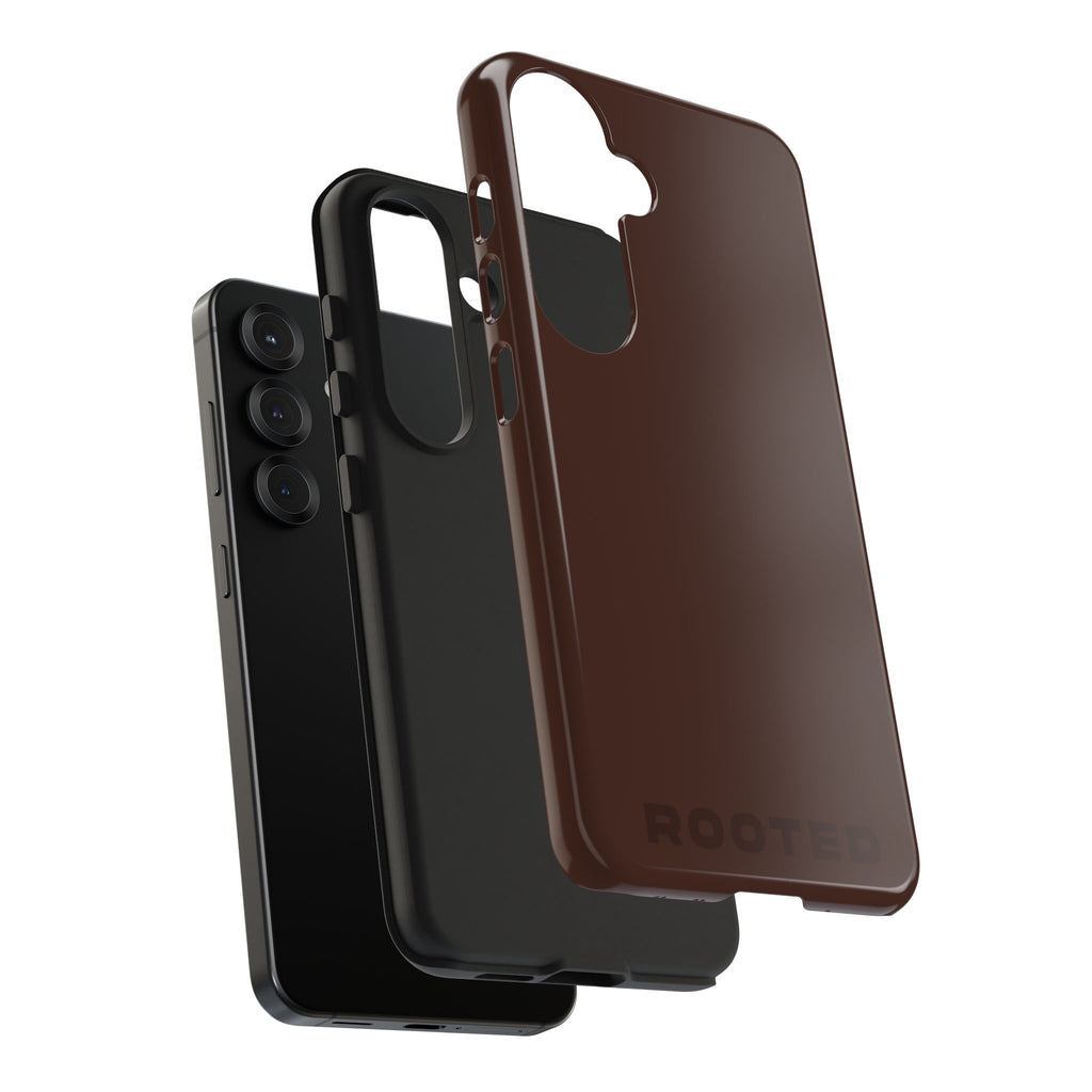 "ROOTED" Chocolate Luxe Power Hues Tough Samsung Case