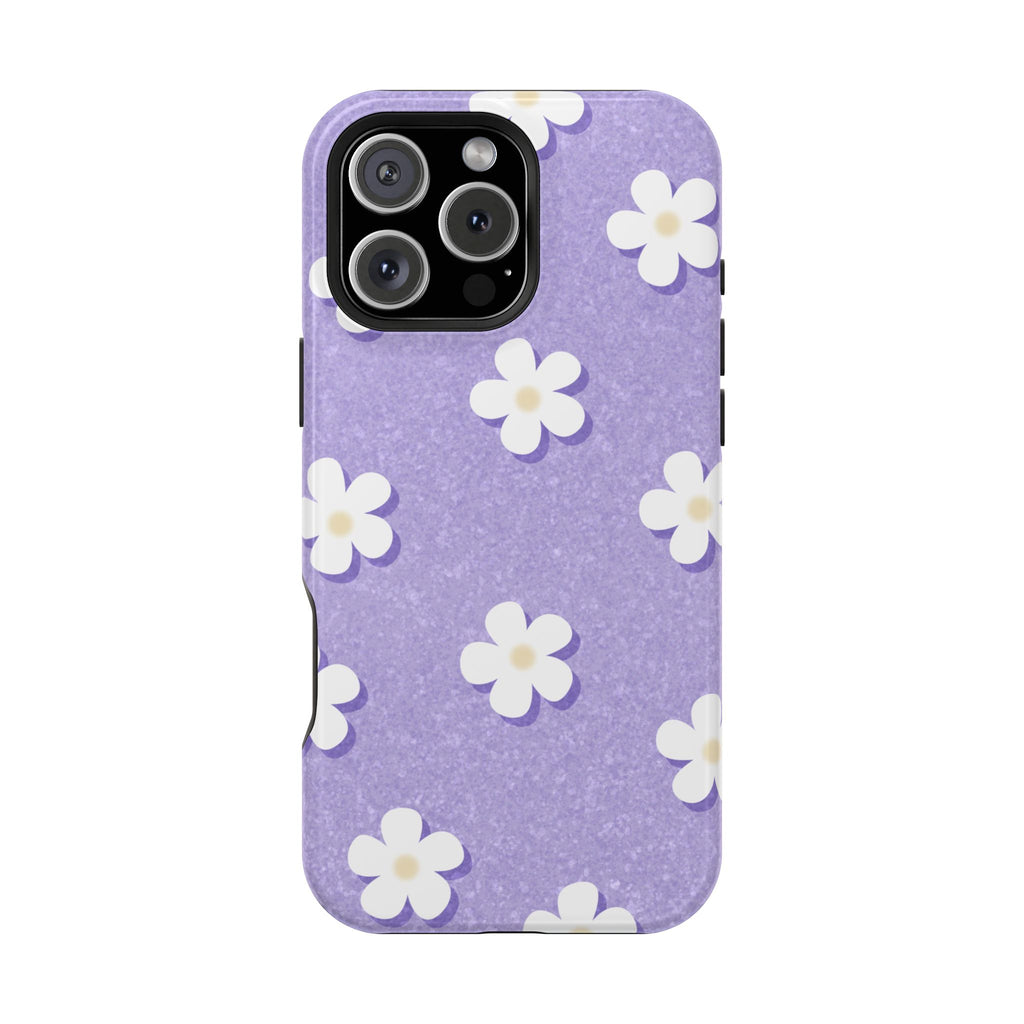 Daisy Daydream – Light Scatter Lavender MagSafe iPhone Case
