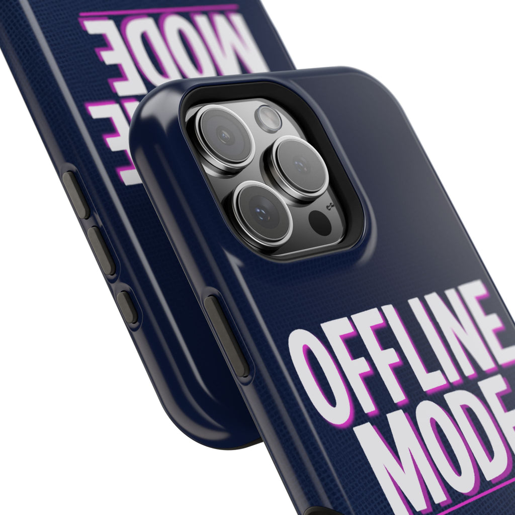 "OFFLINE MODE" Bold Type MagSafe iPhone Case