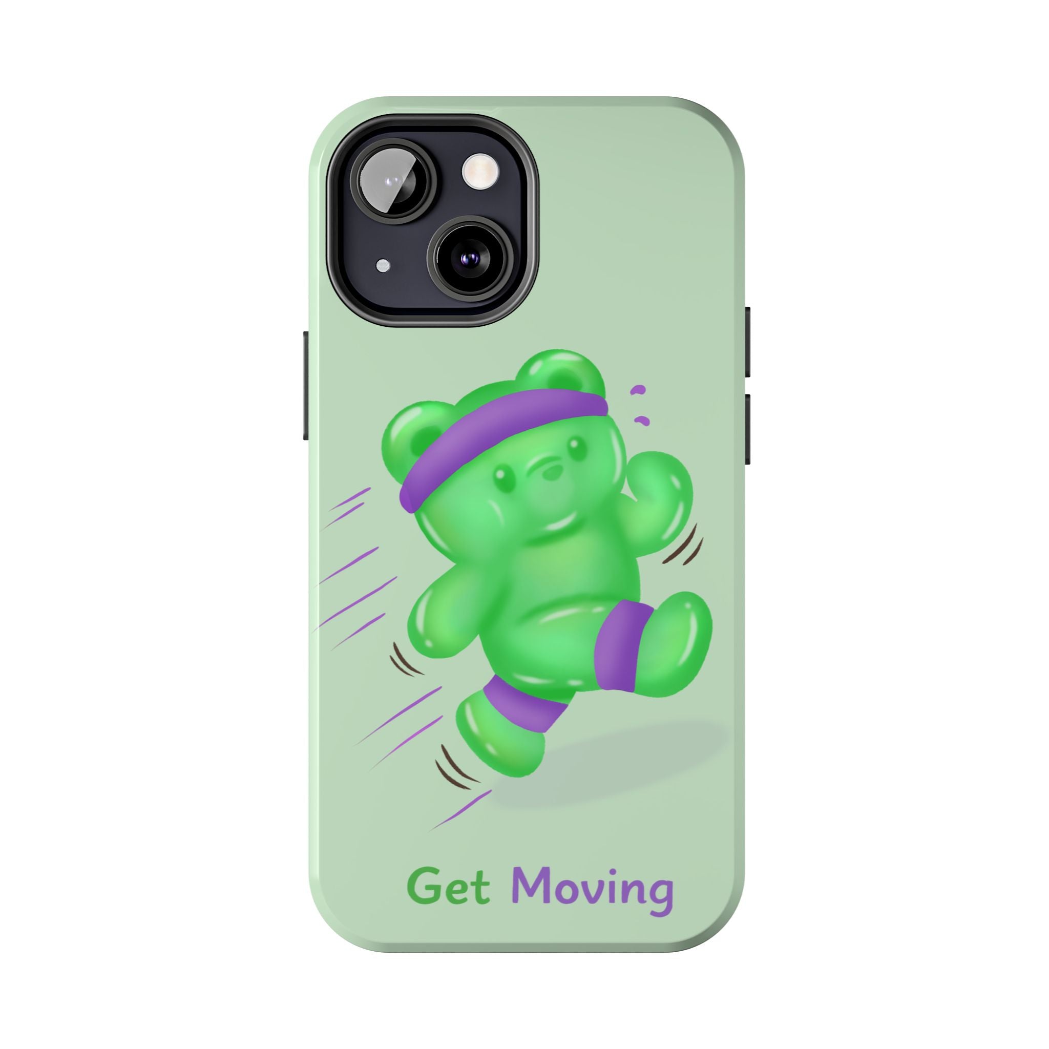 "Get Moving"  Gummy Life Tough iPhone Case