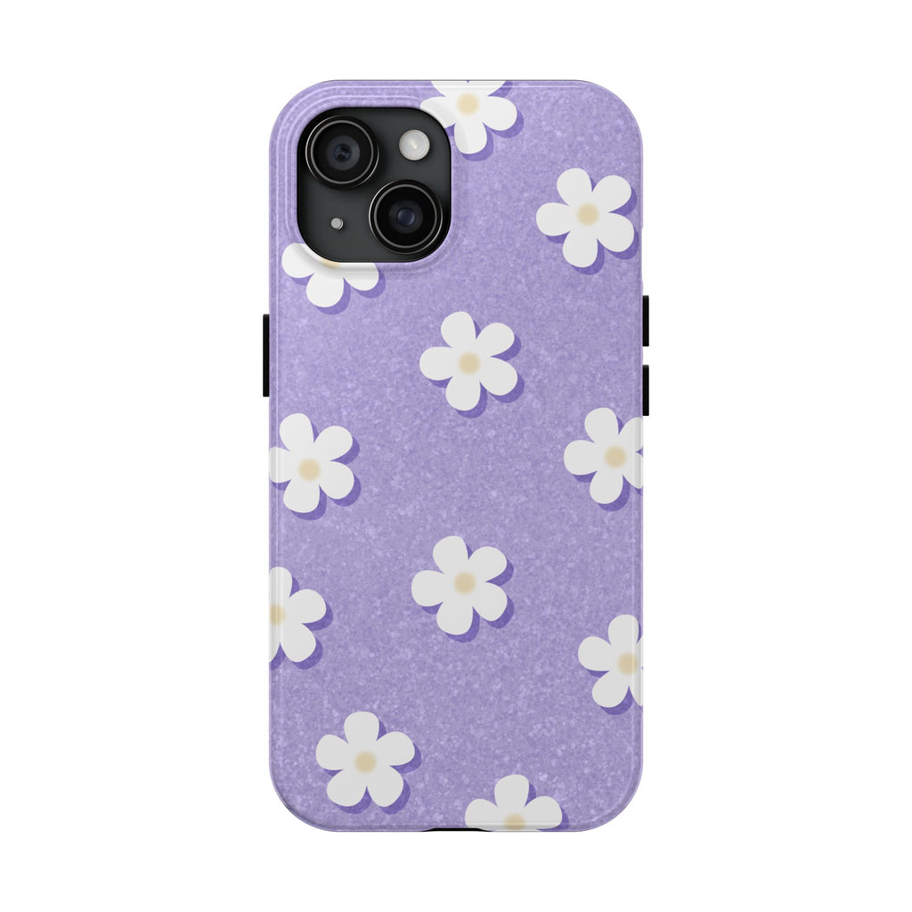 Daisy Daydream – Light Scatter Lilac Tough iPhone Case