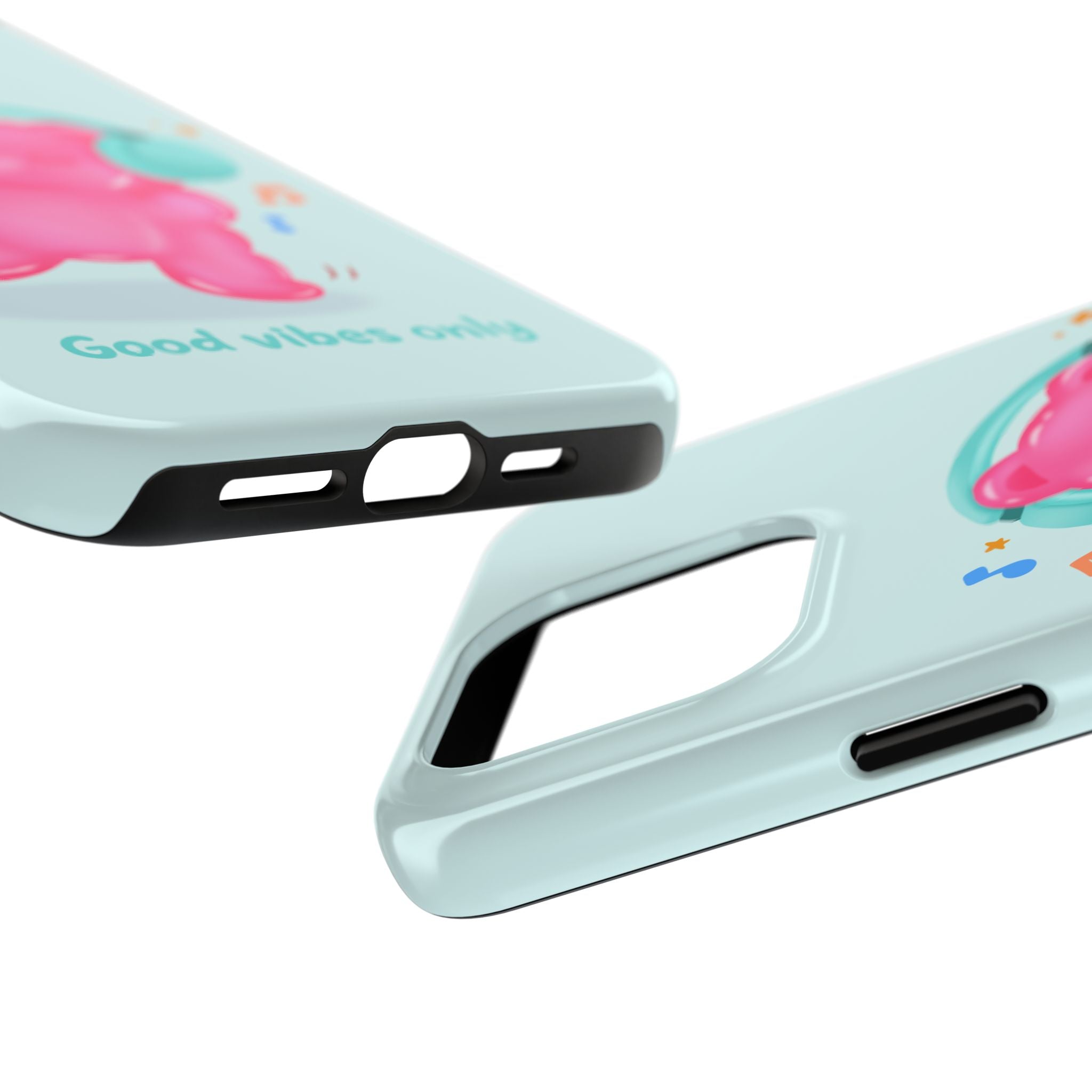 "Good Vibes Only" Gummy Life Tough iPhone Case