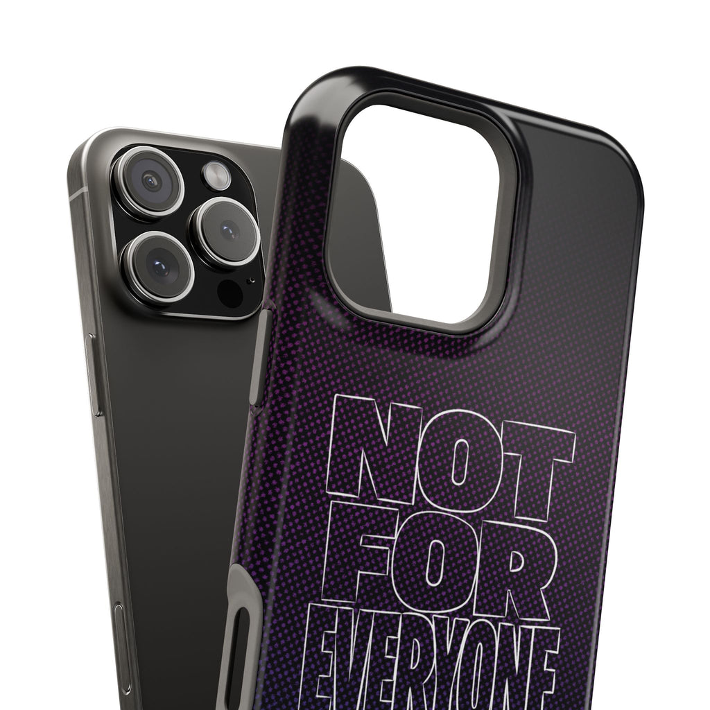 "NOT FOR EVERYONE" Bold Type MagSafe iPhone Case