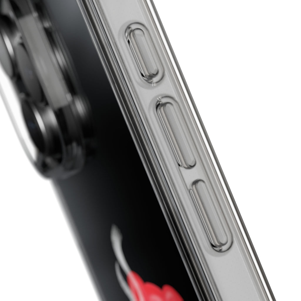 "But First Coffee" Gummy Life Clear Phone Case