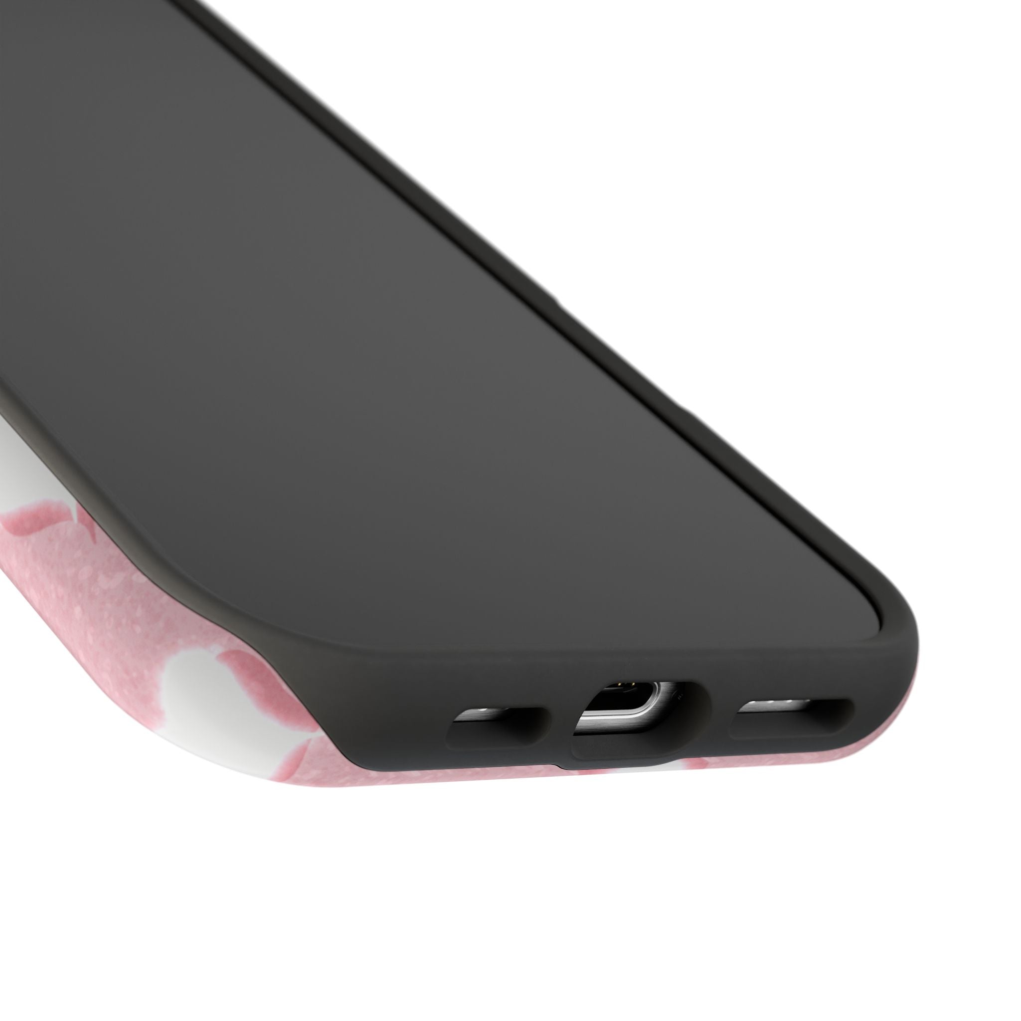 Blush Heart Glow – Blush Pink MagSafe iPhone Case