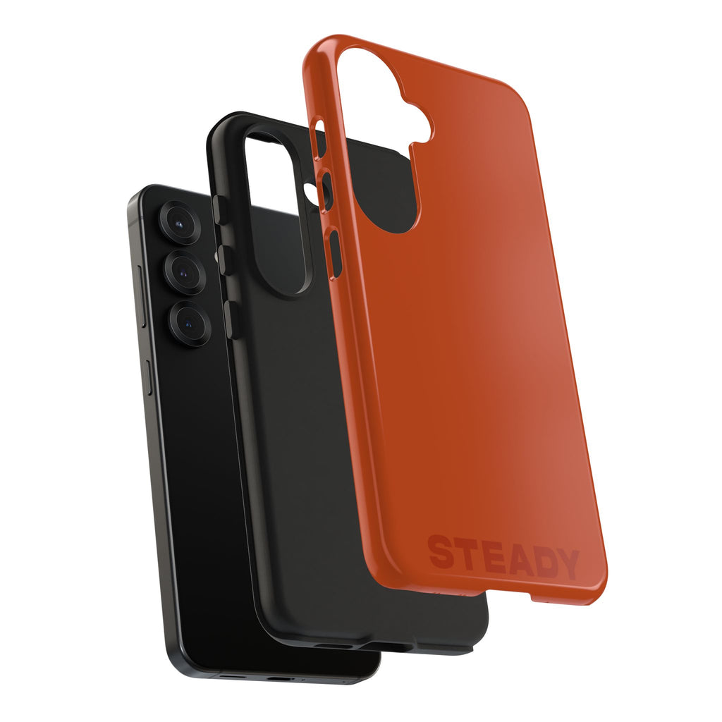 "STEADY" Burnt Orange Power Hues Tough Samsung Case