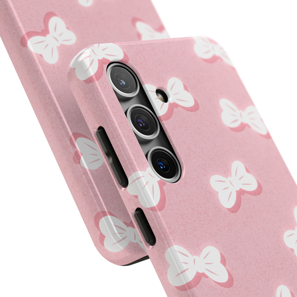 Bow Babe – Blush Pink Tough Samsung Case