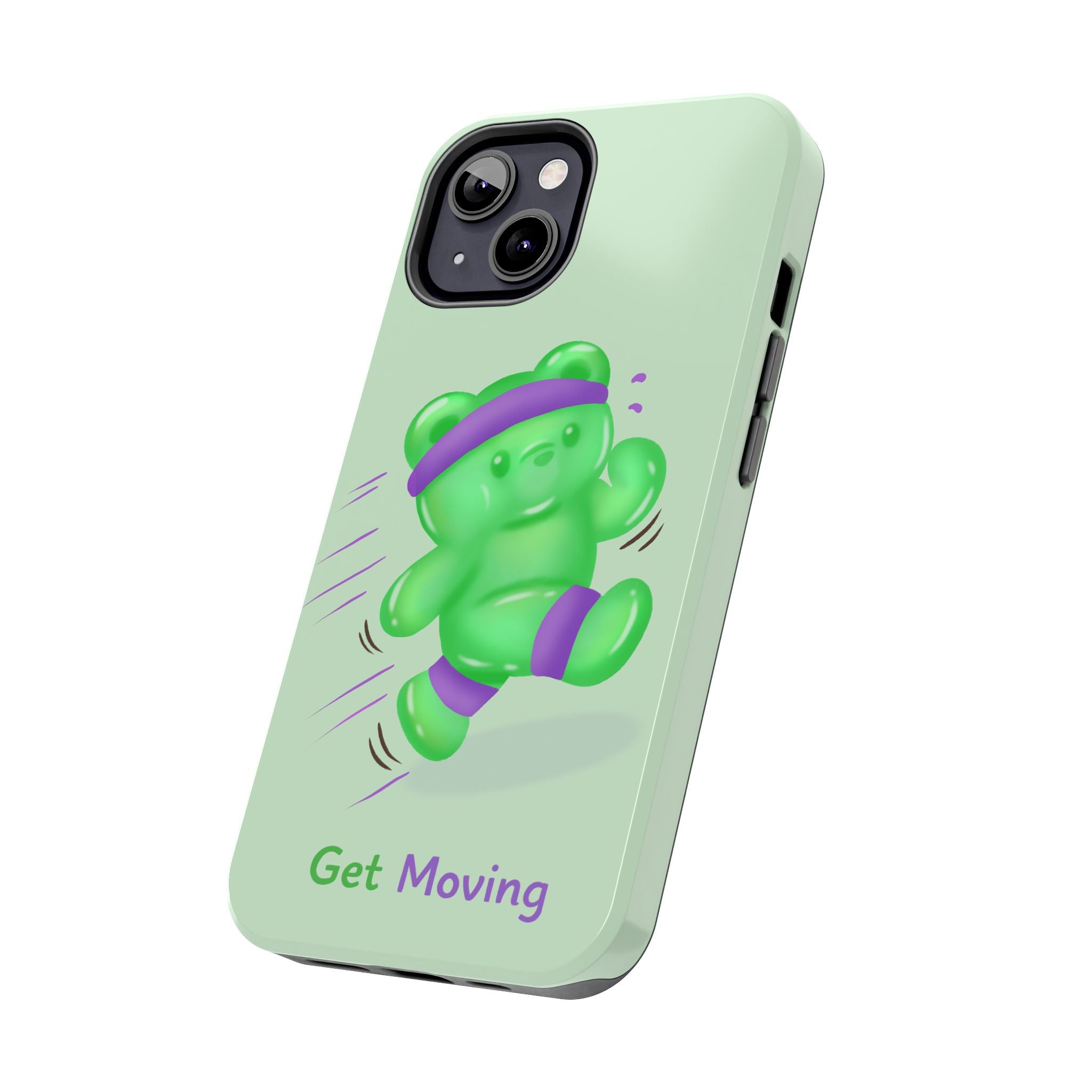 "Get Moving"  Gummy Life Tough iPhone Case