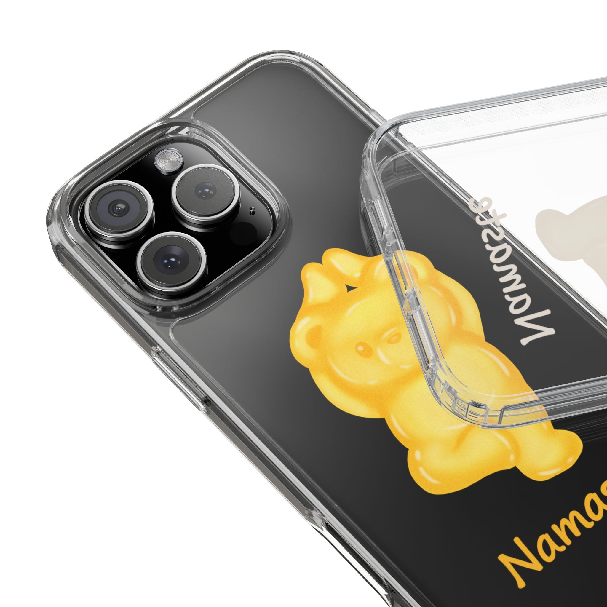 "Namaste" Gummy Life Clear Phone Case