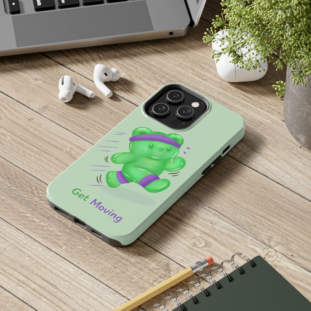 "Get Moving"  Gummy Life Tough iPhone Case