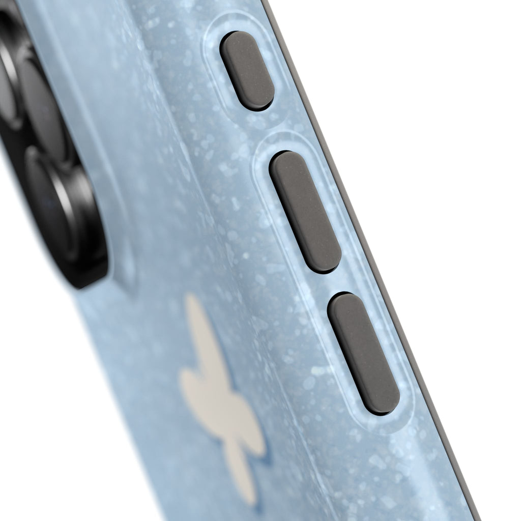 Butterfly Whispers MagSafe iPhone Case - Blue