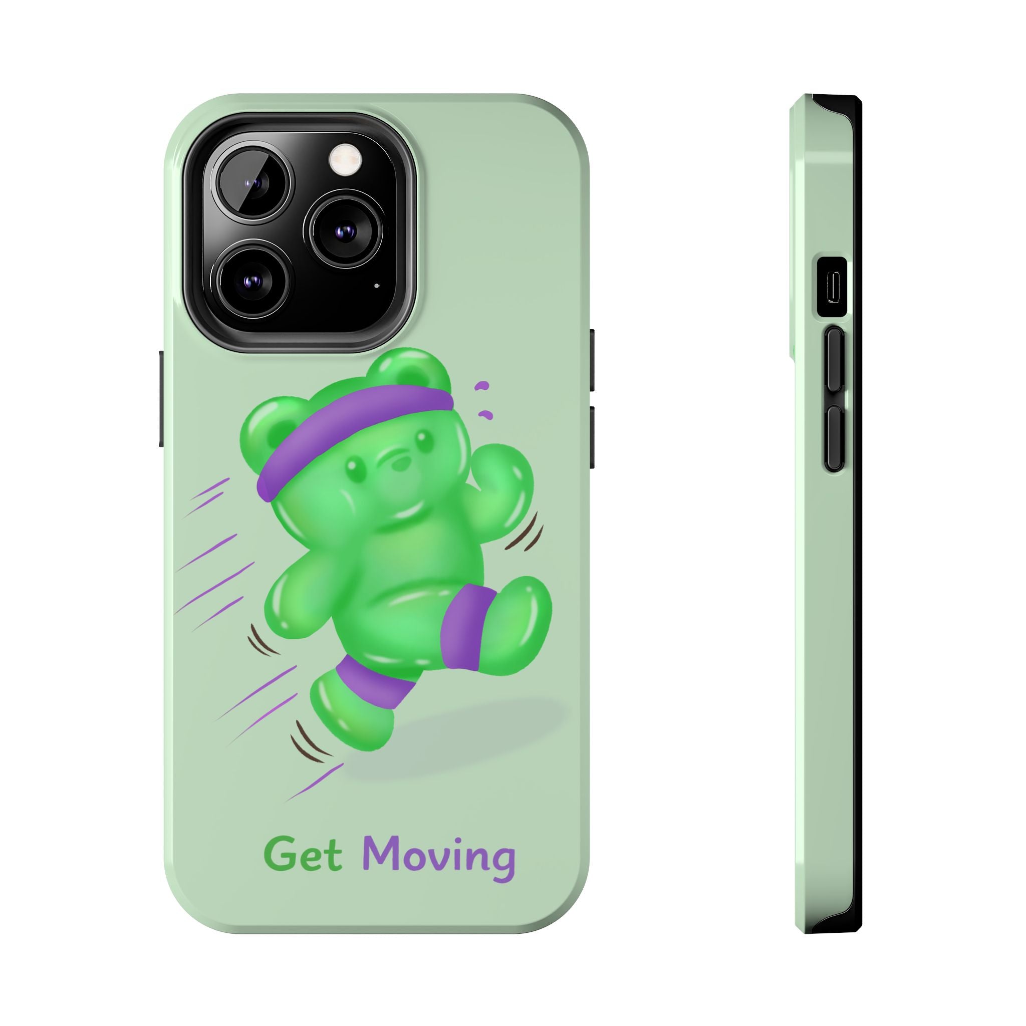 "Get Moving"  Gummy Life Tough iPhone Case